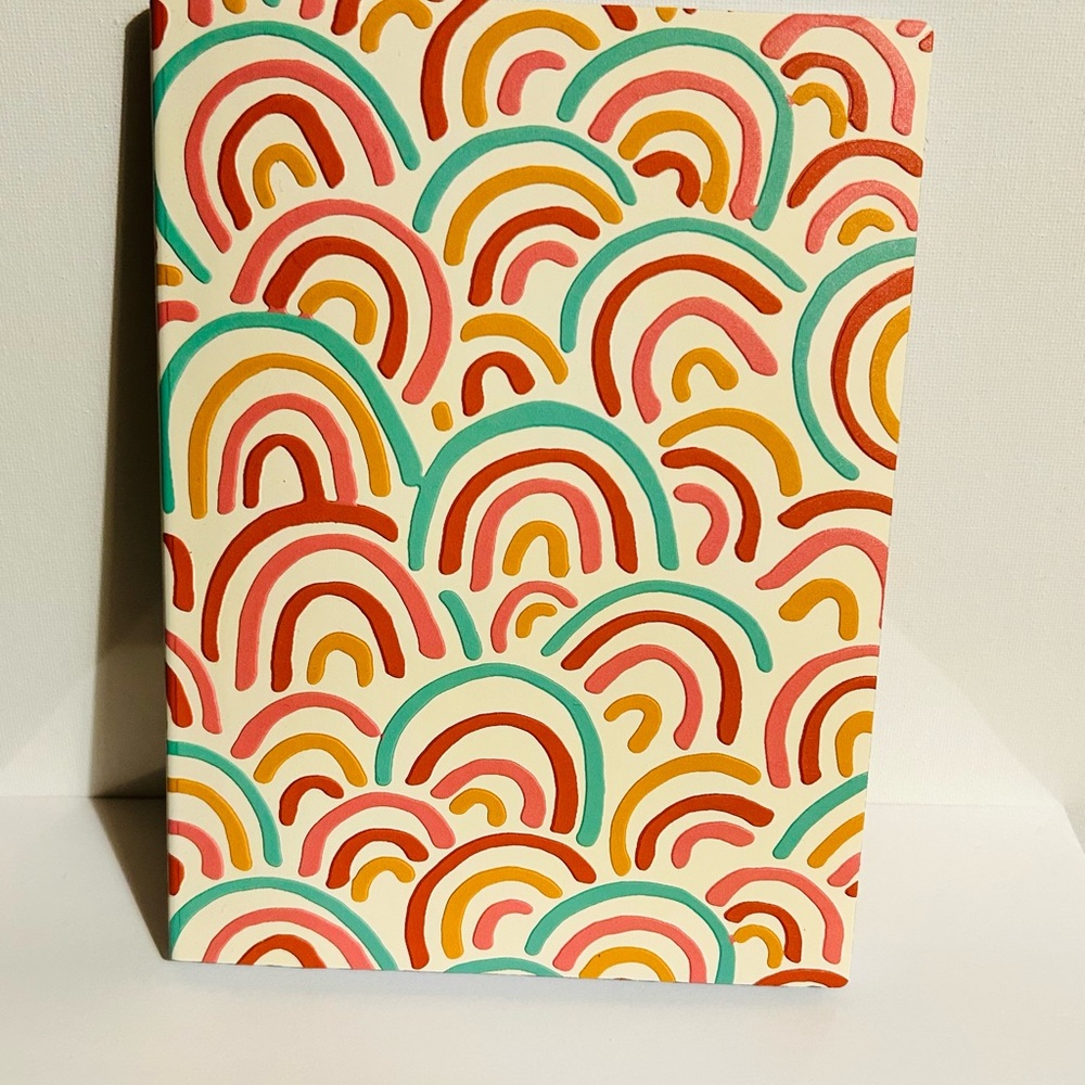 Colorful Rainbow Patterned Journal /Notebook